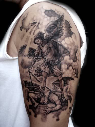 Saint Michael Tattoo Idea 2 Photo by wolfpackkalavera ...